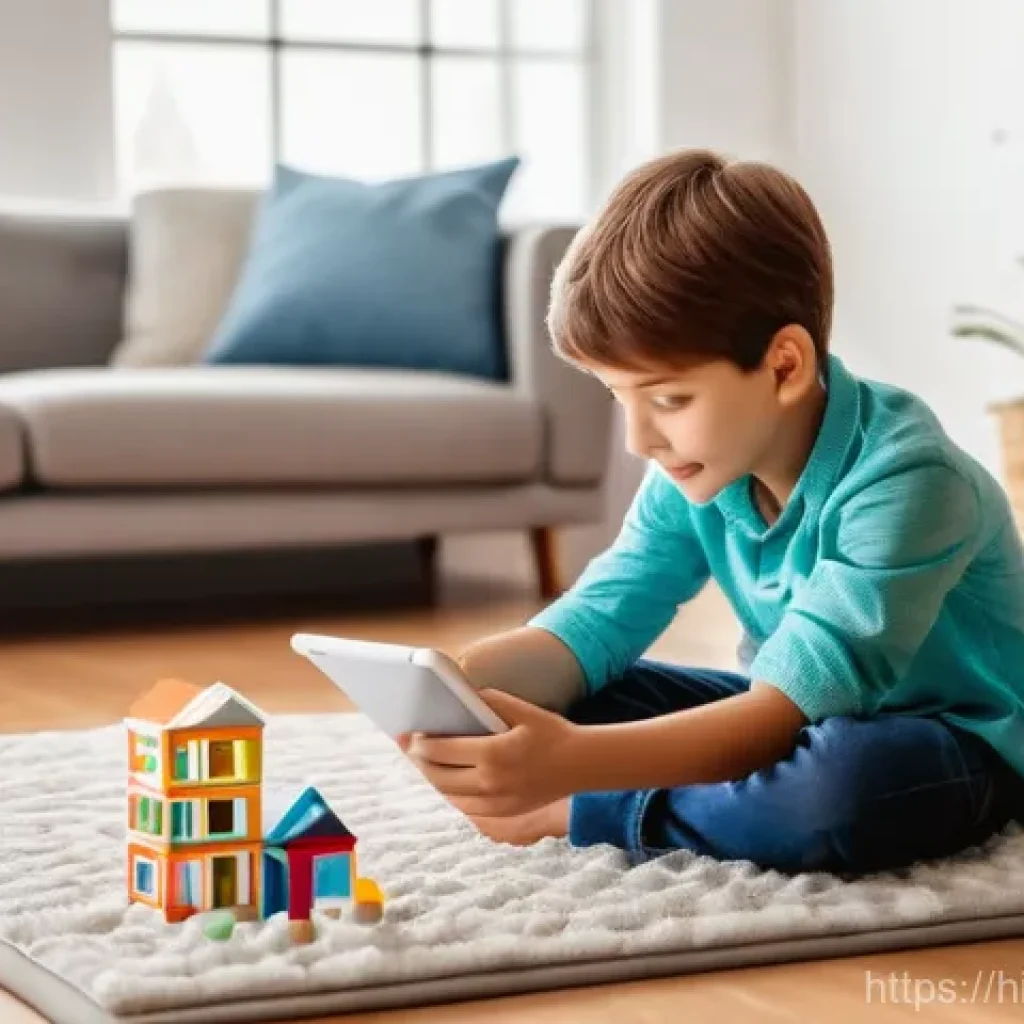 스마트홈 에너지 절약 팁 - Smart Home Comfort and Family Life**
A bright, inviting modern living room where a diverse family &ndash; ...