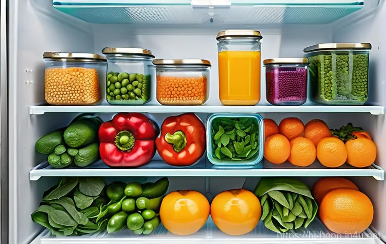 냉장고 냄새 제거 방법 - **Prompt: Natural Odor Eliminators for a Fresh Fridge**
    A high-resolution, vibrant close-up of v...